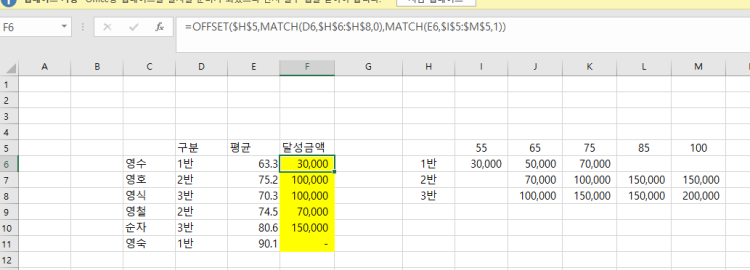 엑셀 알려주세요 !
